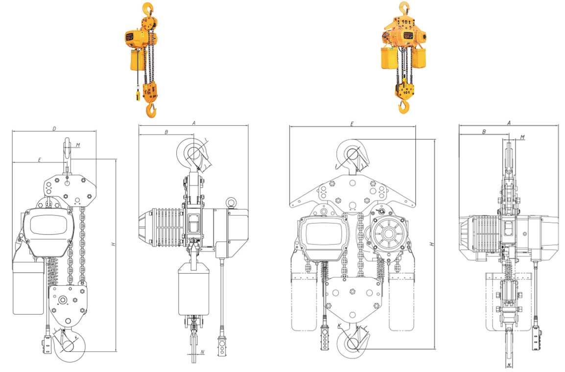 10T ELECTRIC CHAIN HOIST