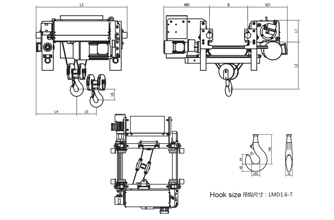 ELECTRIC HOIST DRAWING